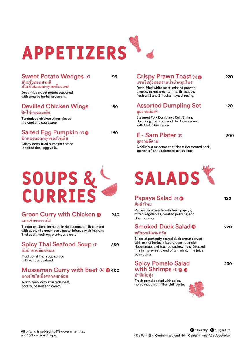 JAM JAM Chinatown menu 1