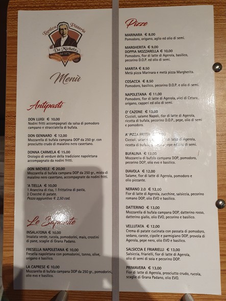 Antica pizzeria da Michele Roma EUR