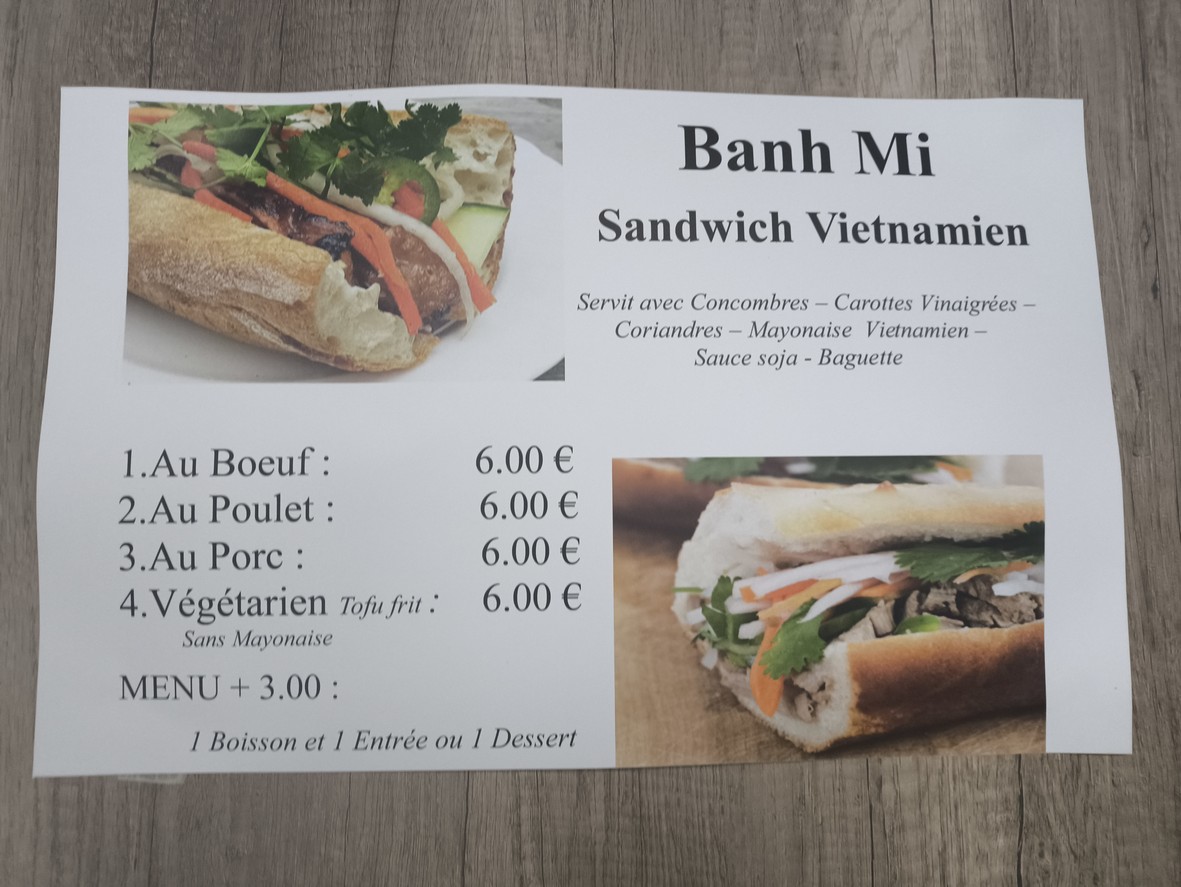 Asiatic Food (BO TE) menu 4