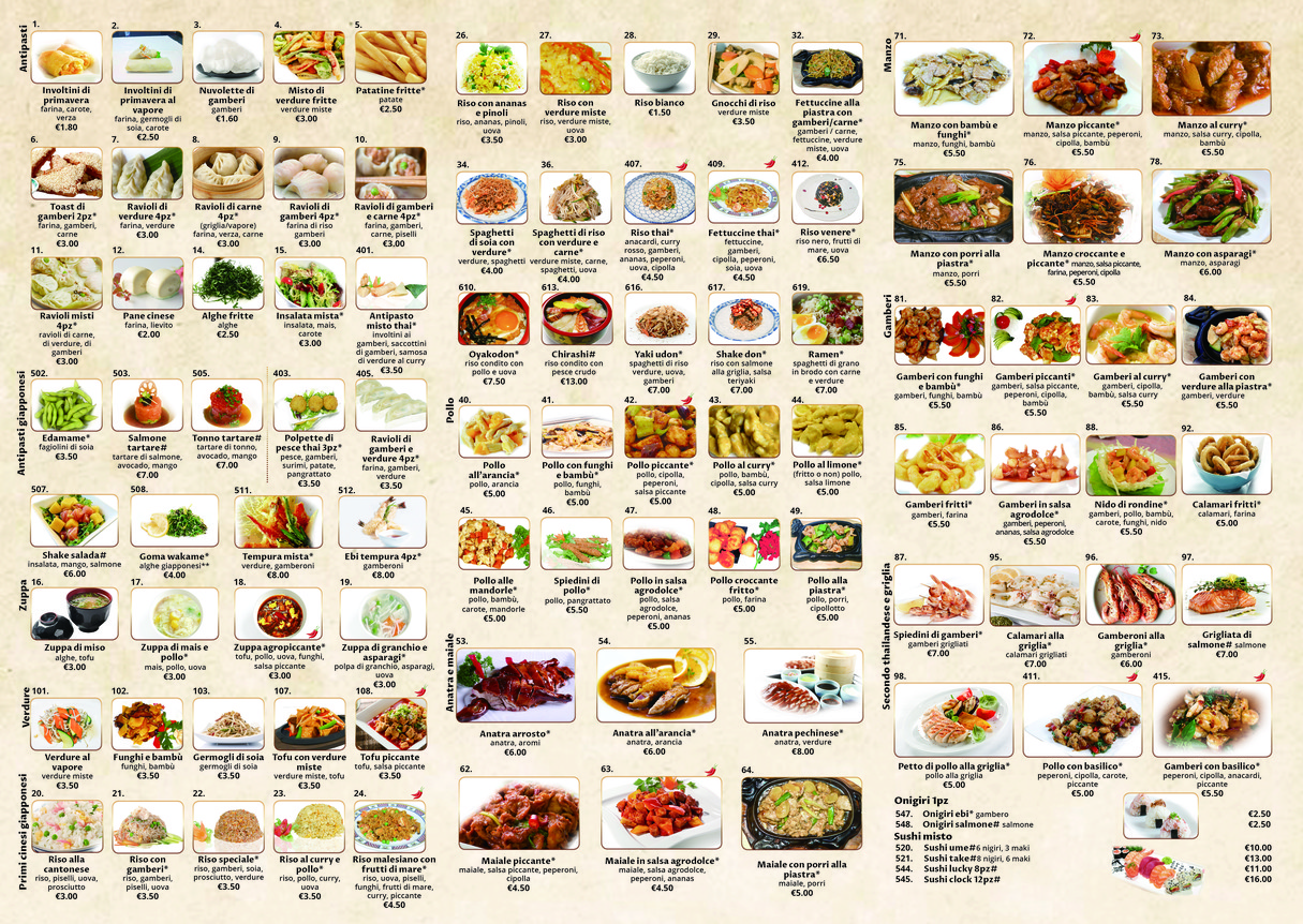 Kung Fu Resturant menu 4