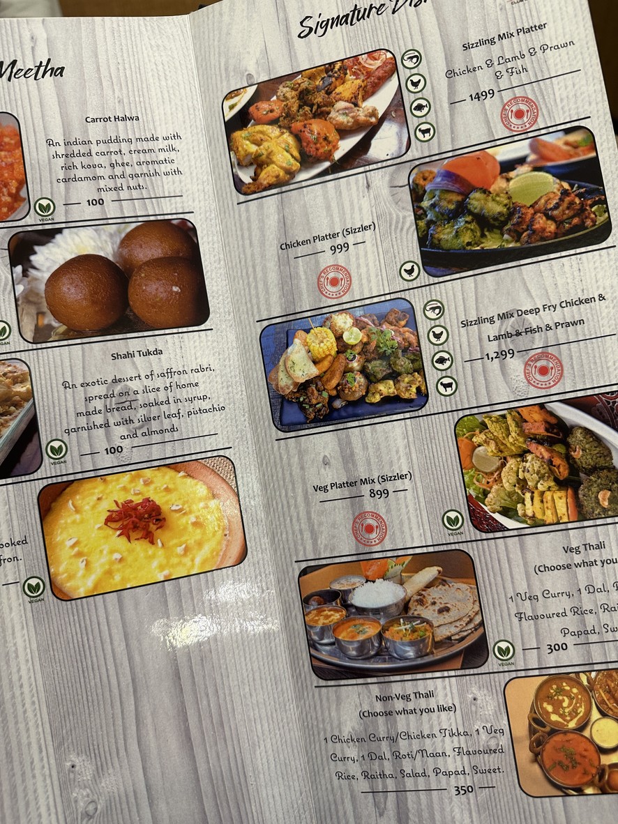 Indian Express menu 3