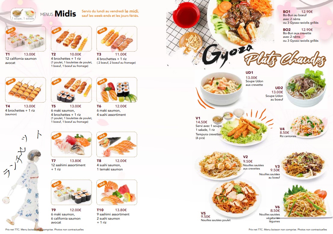 Bo sushi menu 3
