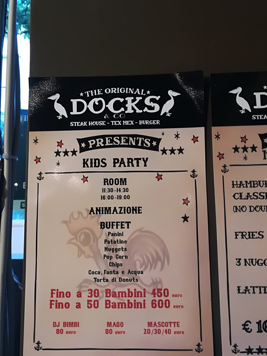 Docks & Co. menu 1