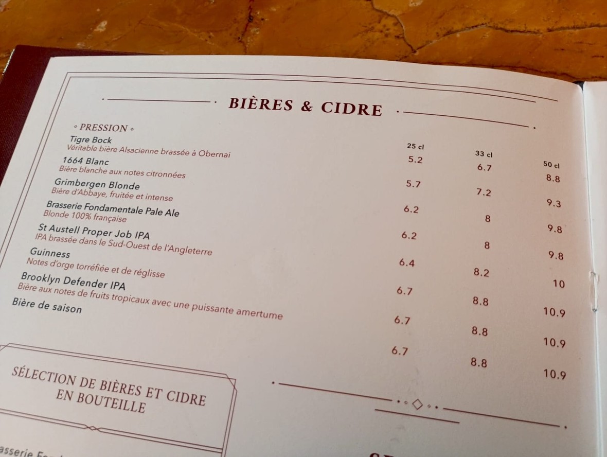 Sir Winston menu 6