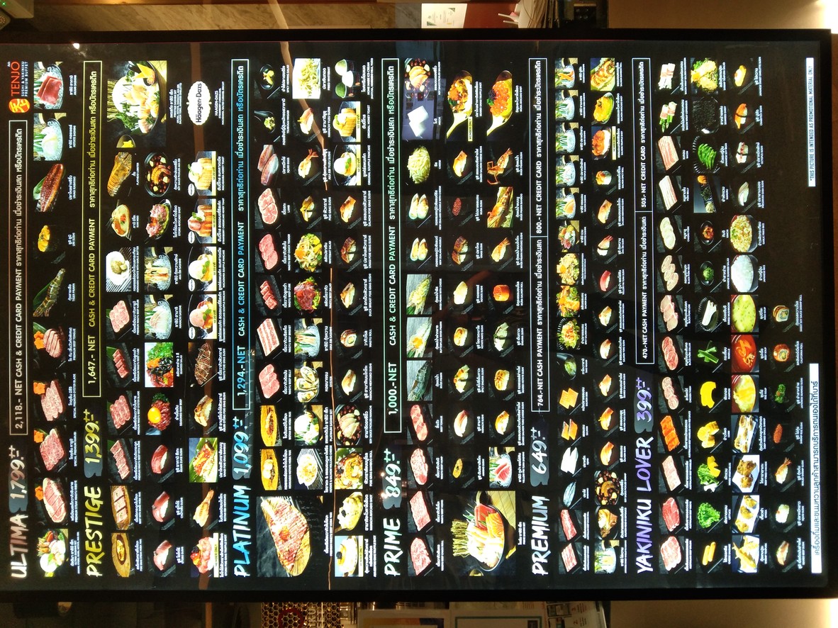 Tenjo menu 1