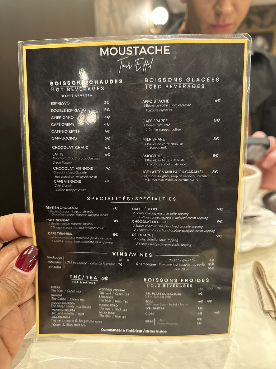 Glaces Moustache-Artisan Glacier menu 2