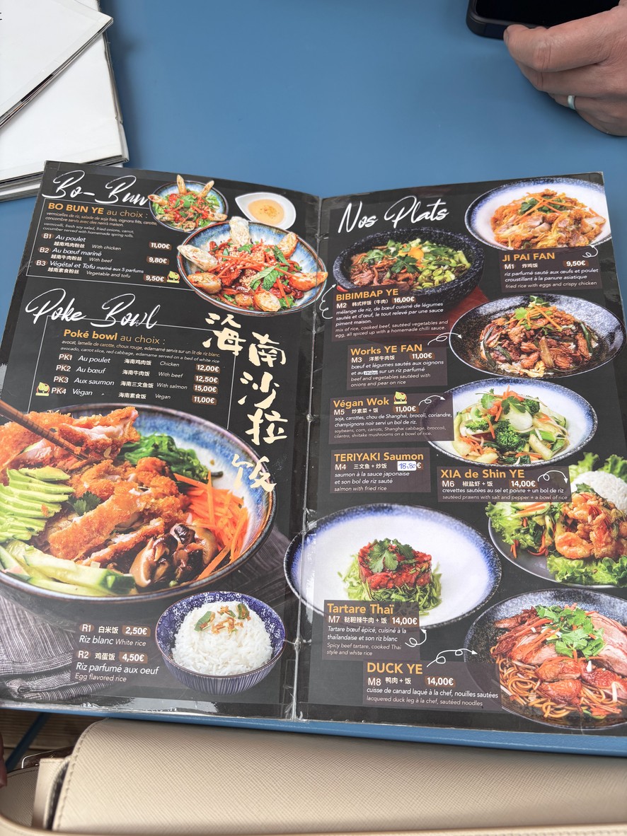Shin Ye menu 3