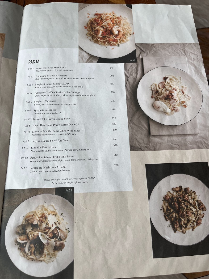 Bar Shi Ta Li Ya Ka Fei menu 2
