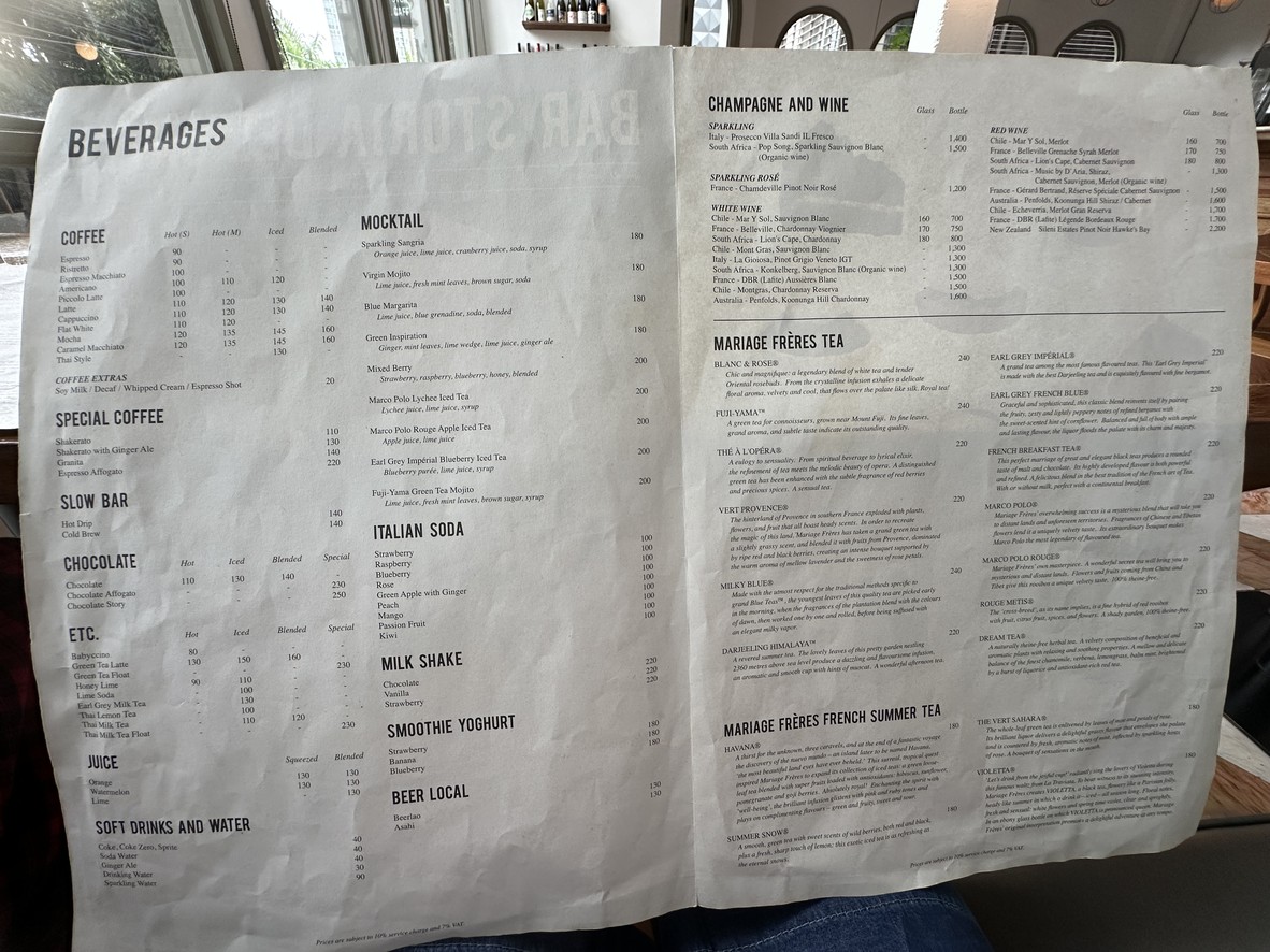 Bar Shi Ta Li Ya Ka Fei menu 3