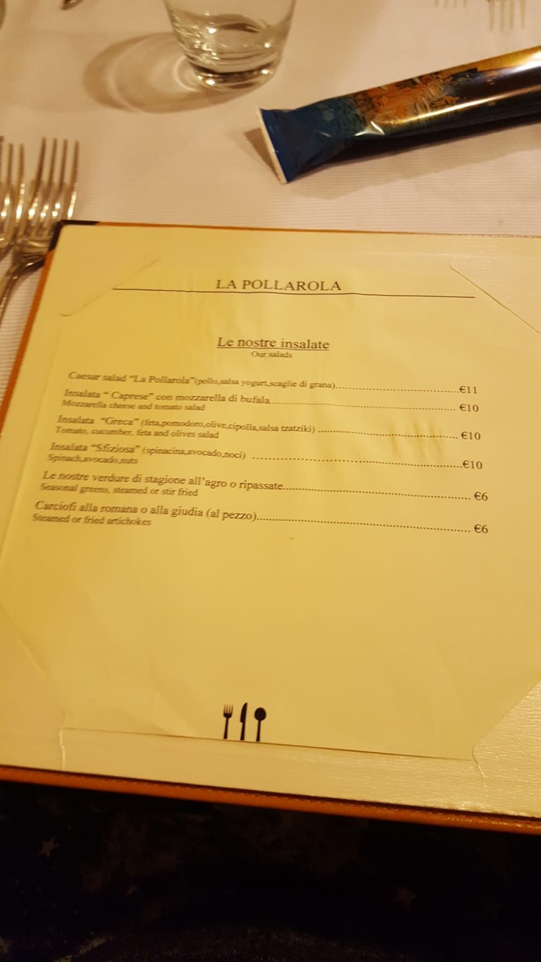Ristorante La Pollarola menu 3