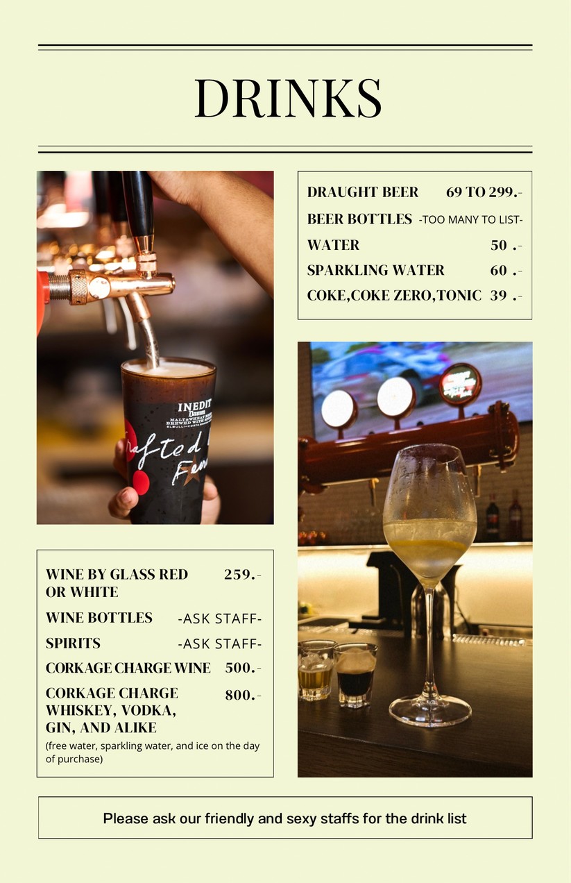 Sunny Offside menu 4