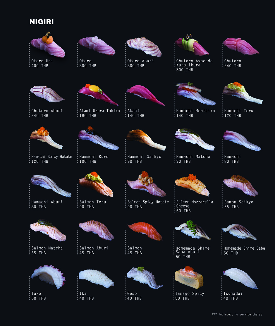 Teru Sushi Bistro menu 2