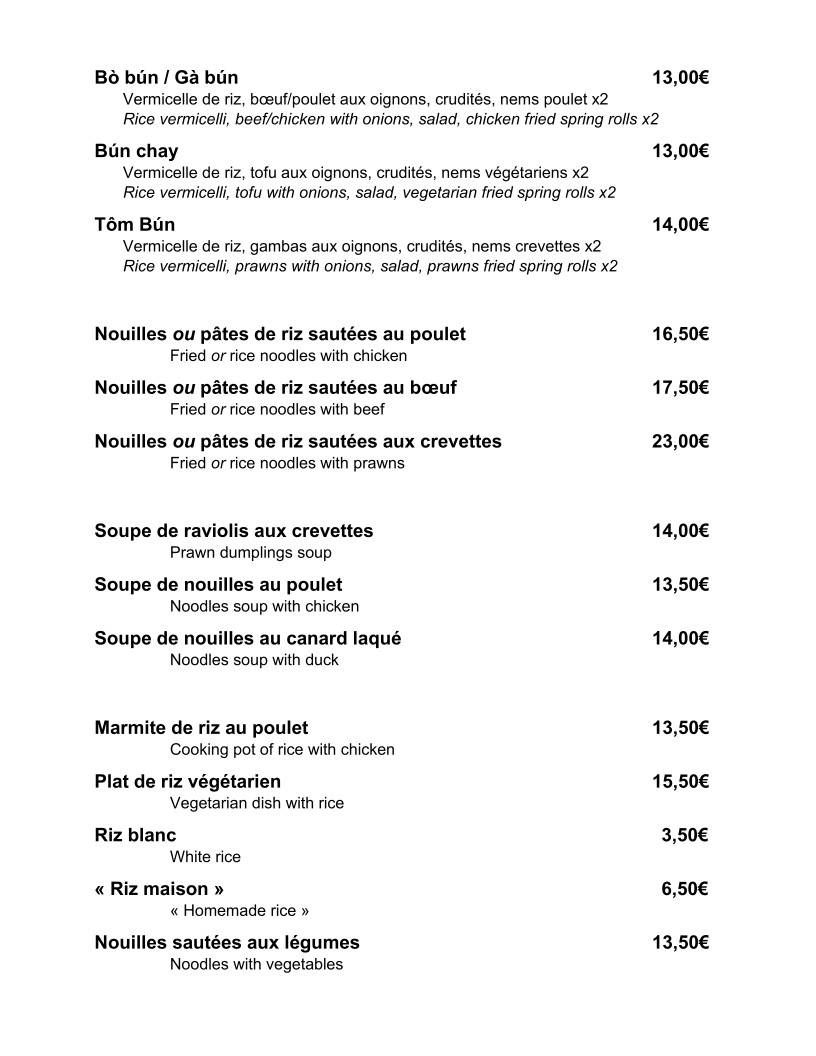 Le Jardin de Montsouris menu 3