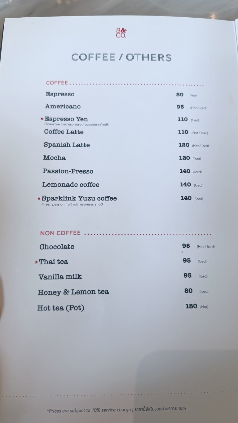 Smith & Co. (One Bangkok) menu 3