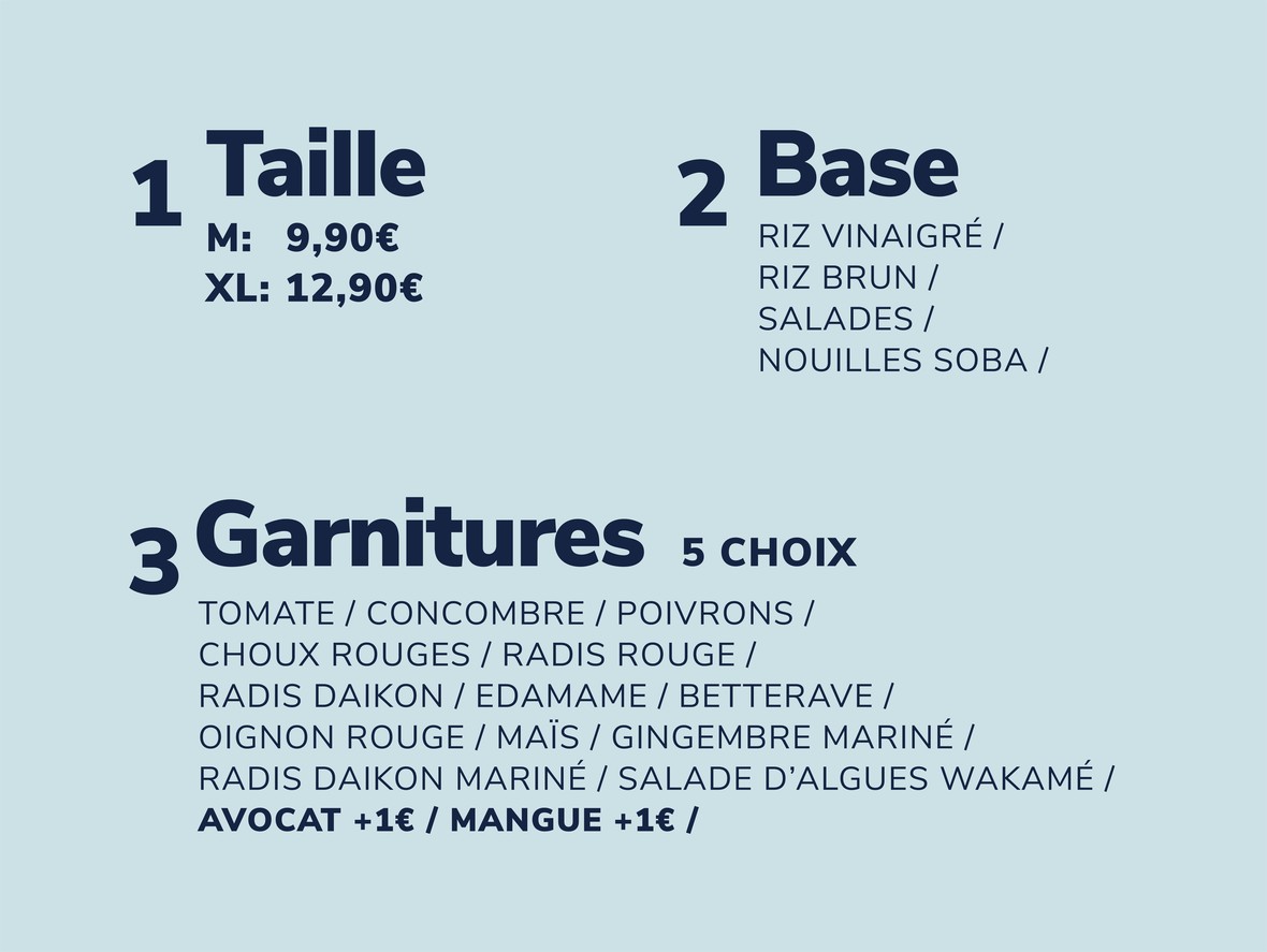 Kyu Poké (Madeleine) menu 2