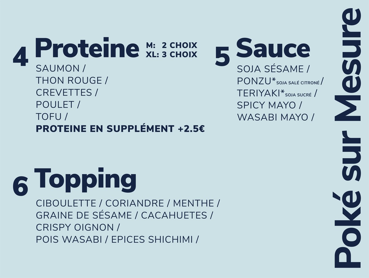 Kyu Poké (Madeleine) menu 3