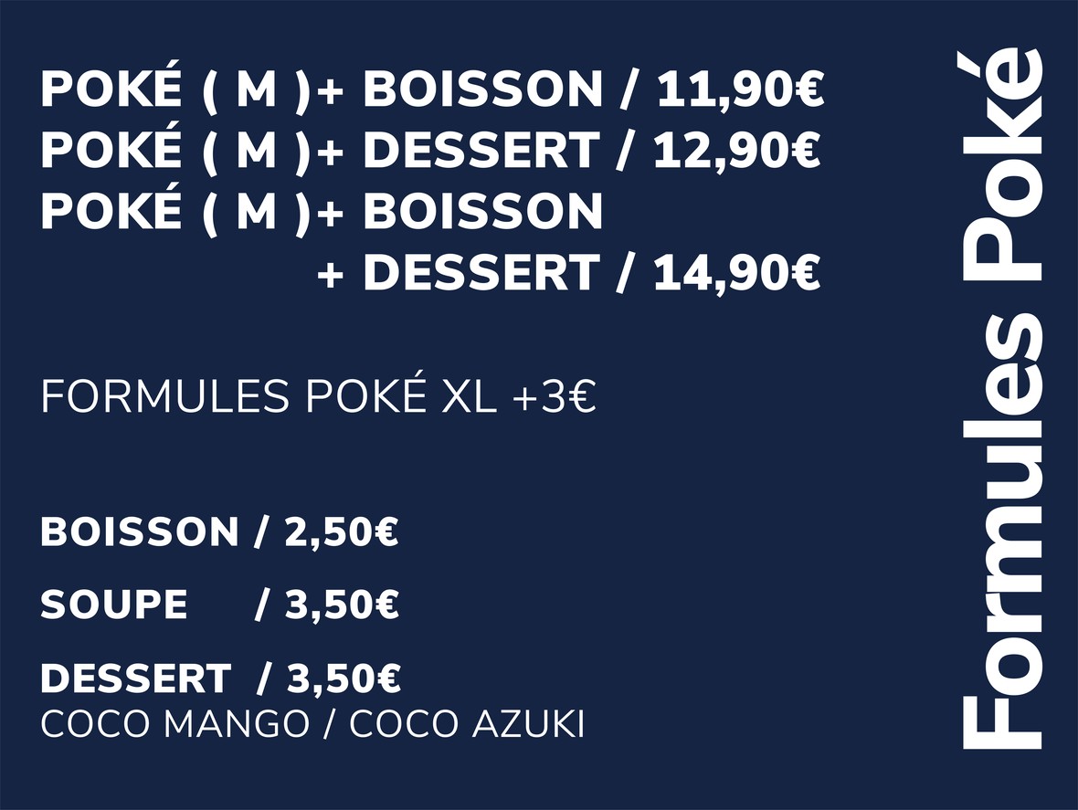 Kyu Poké (Madeleine) menu 4
