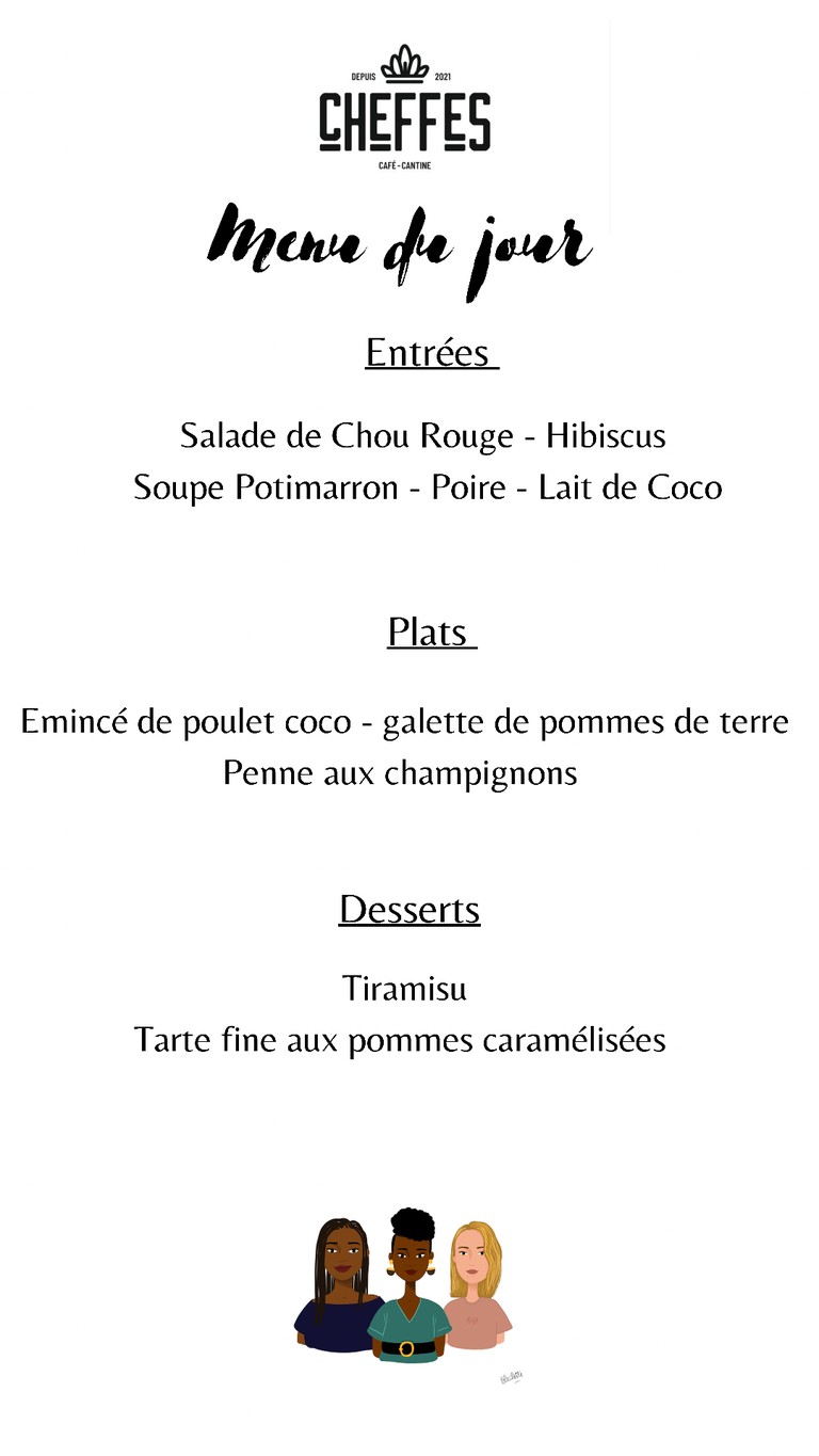CHEFFES menu 1