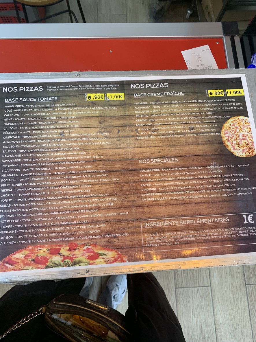 O'Five Pizzeria menu 3