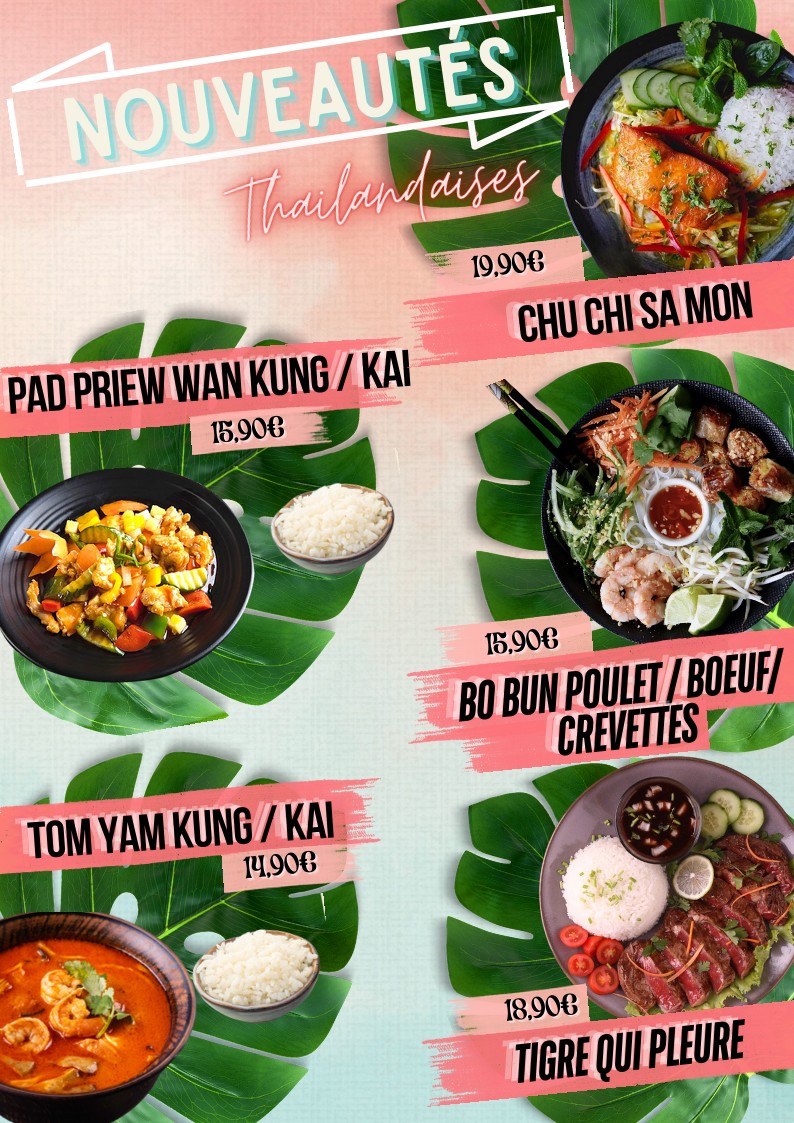 California sushi - Champigny menu 1