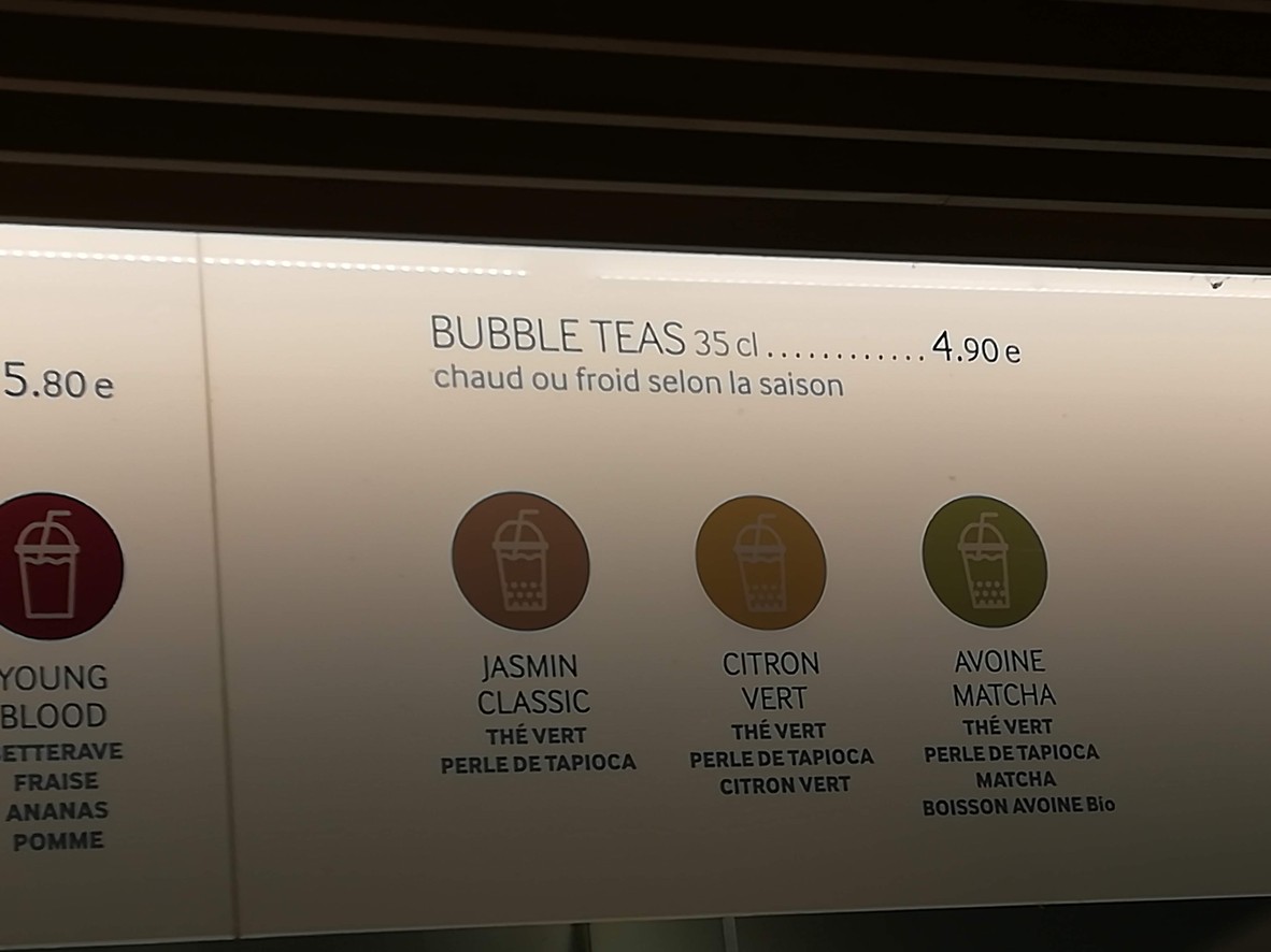 Cojean menu 2