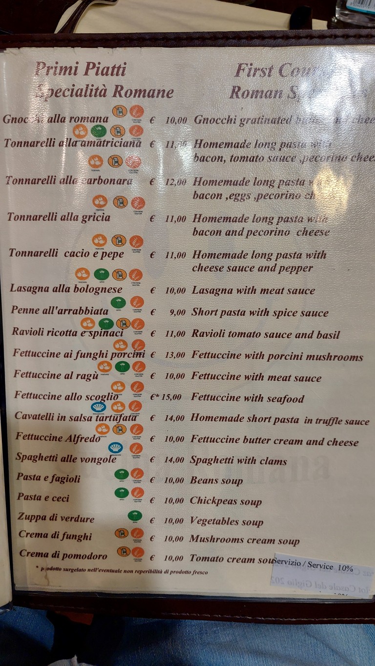 Osteria Del Gusto menu 4
