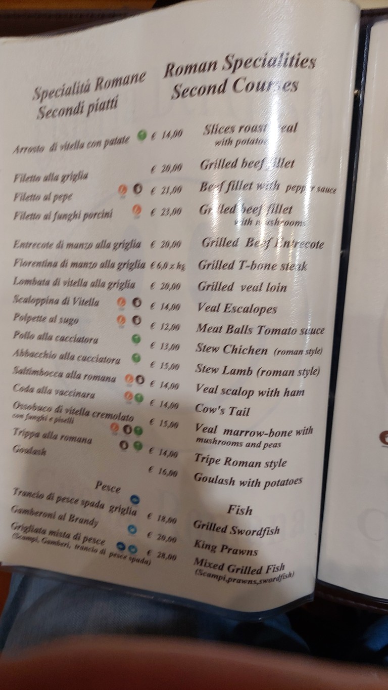 Osteria Del Gusto menu 5