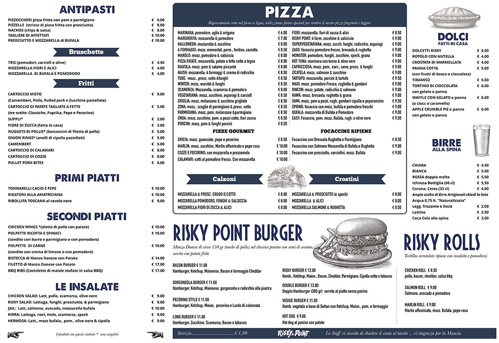 Risky Point menu 1