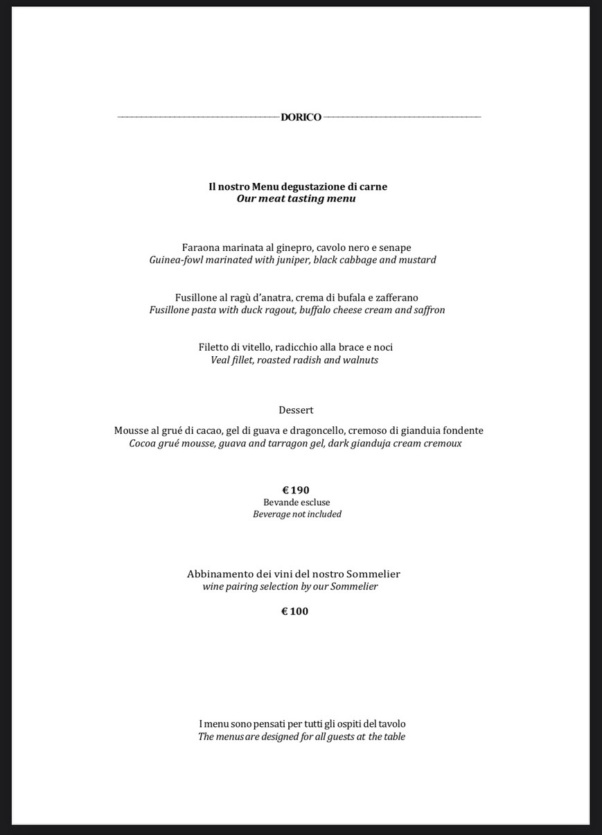 Aroma menu 4