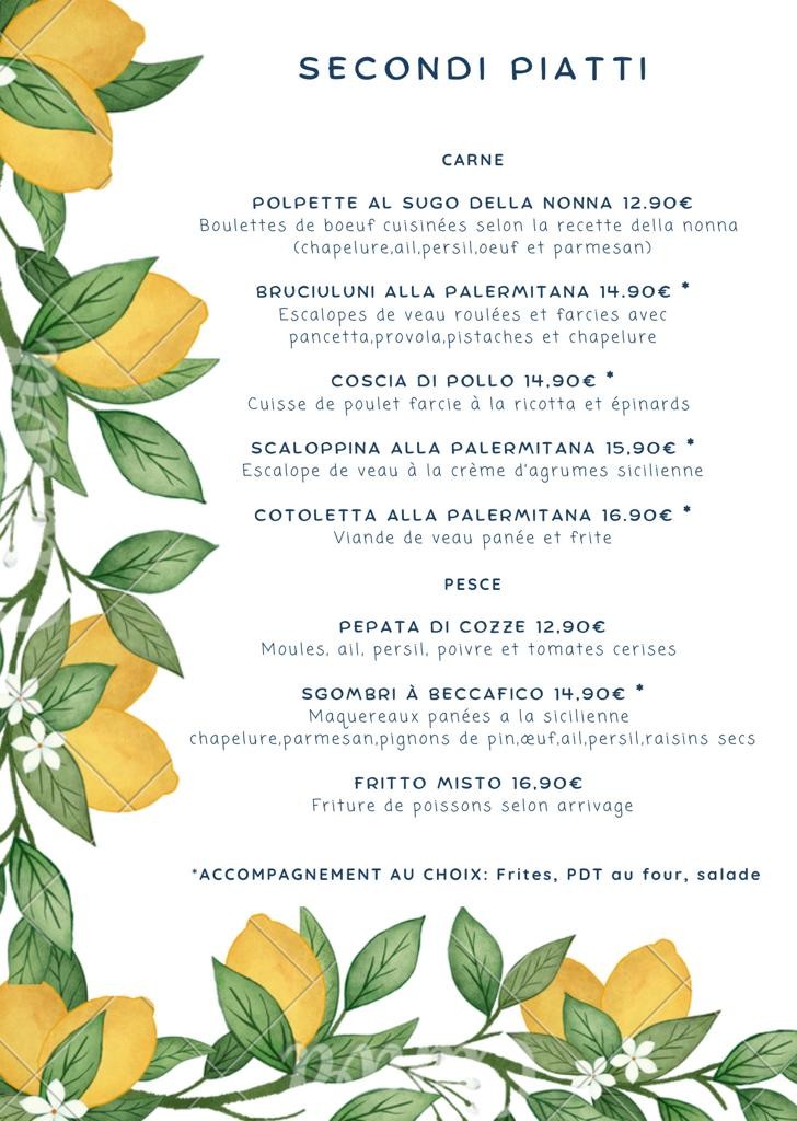 Trattoria Golosino menu 3