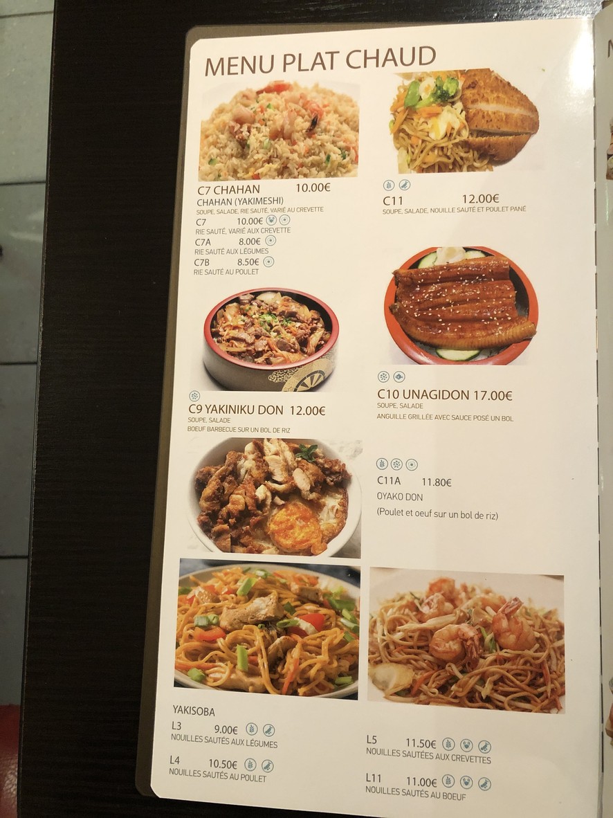 SUSHI OSAKA menu 3