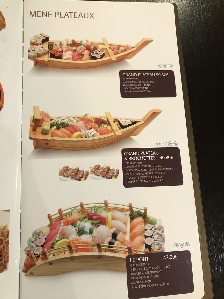 SUSHI OSAKA menu 4