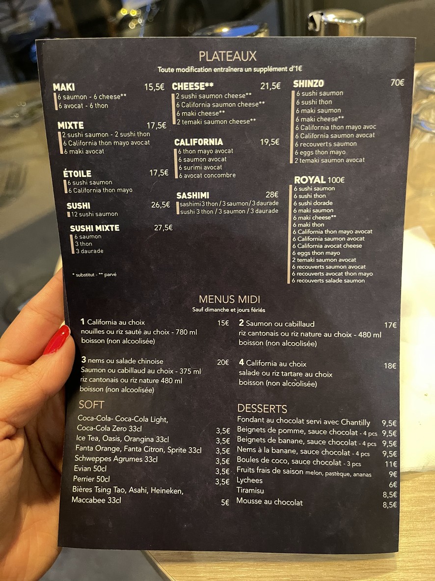 Shinzzo menu 3