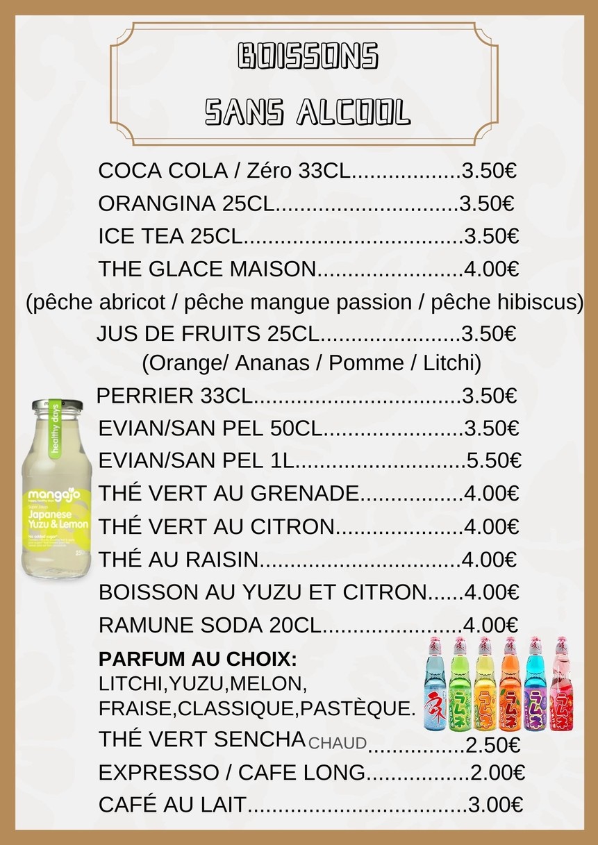 Genki menu 8