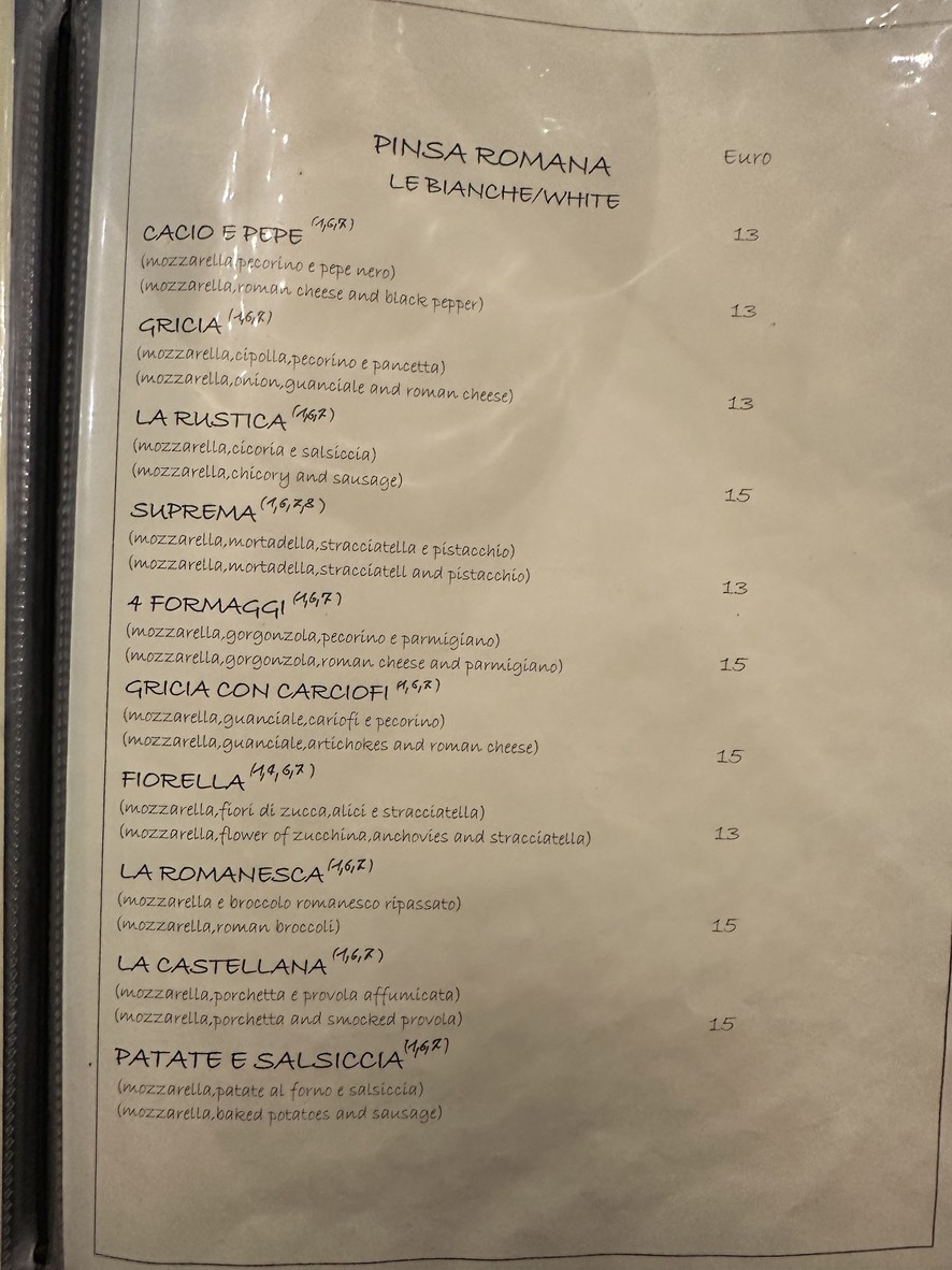 Osteria Emasi menu 2