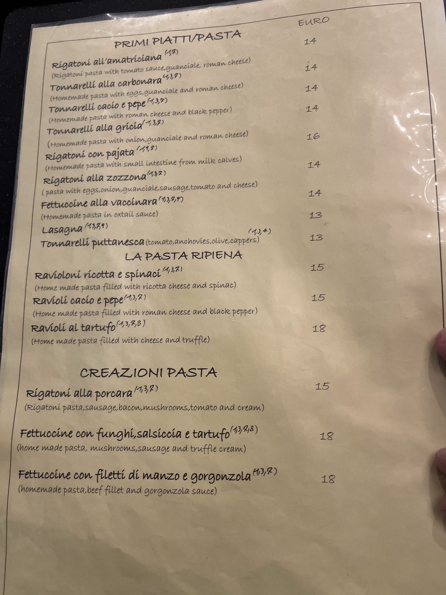 Osteria Emasi menu 3