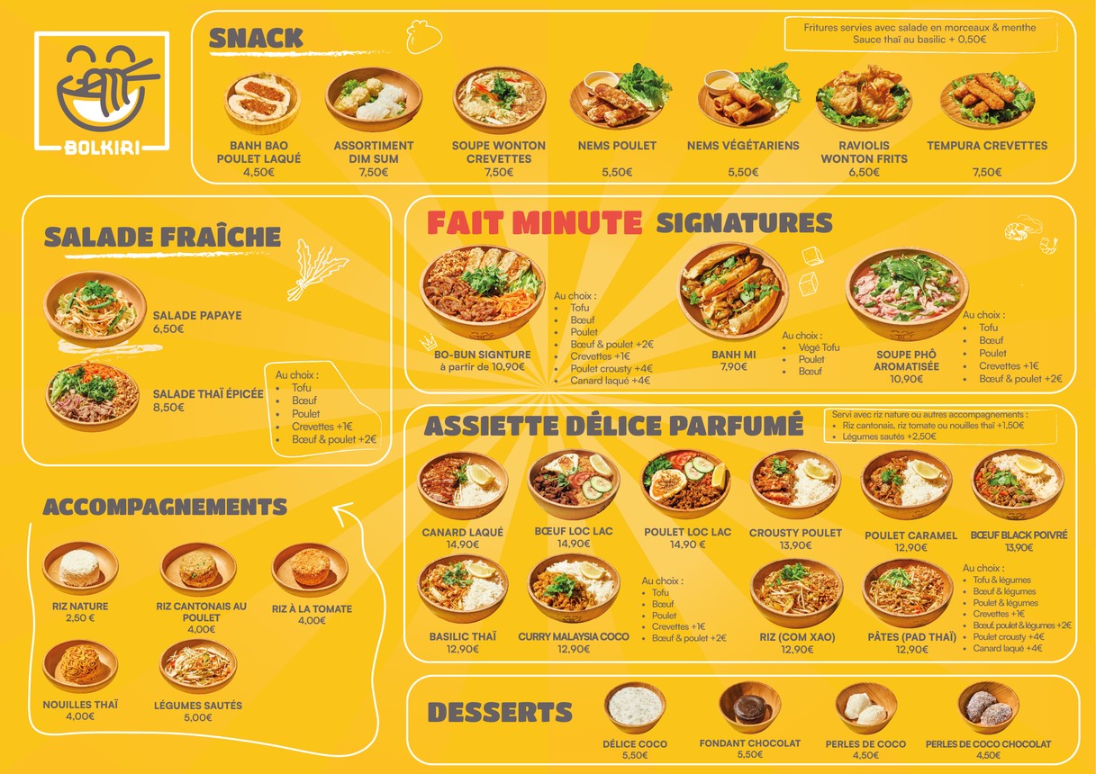 BOLKIRI 邦迪街头越南美食 menu 1