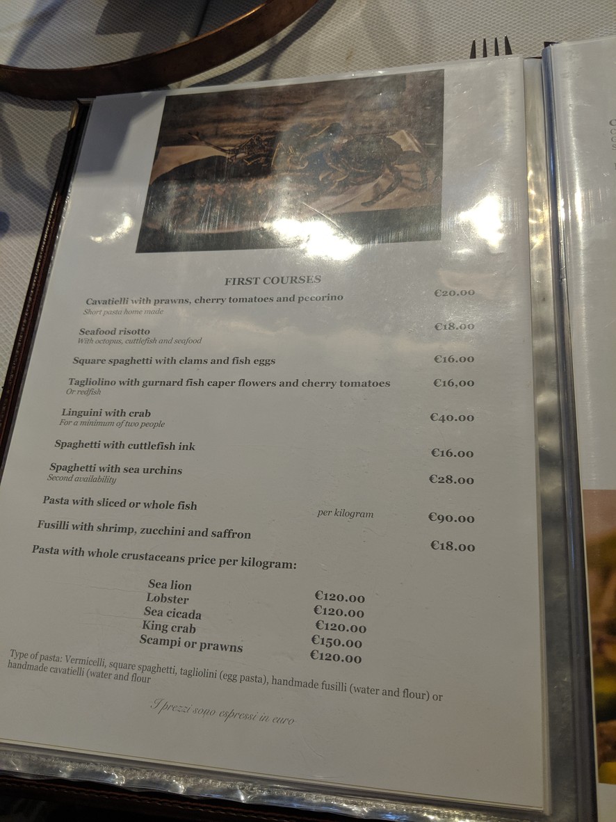Ristorante Il Tempio di Iside menu 2