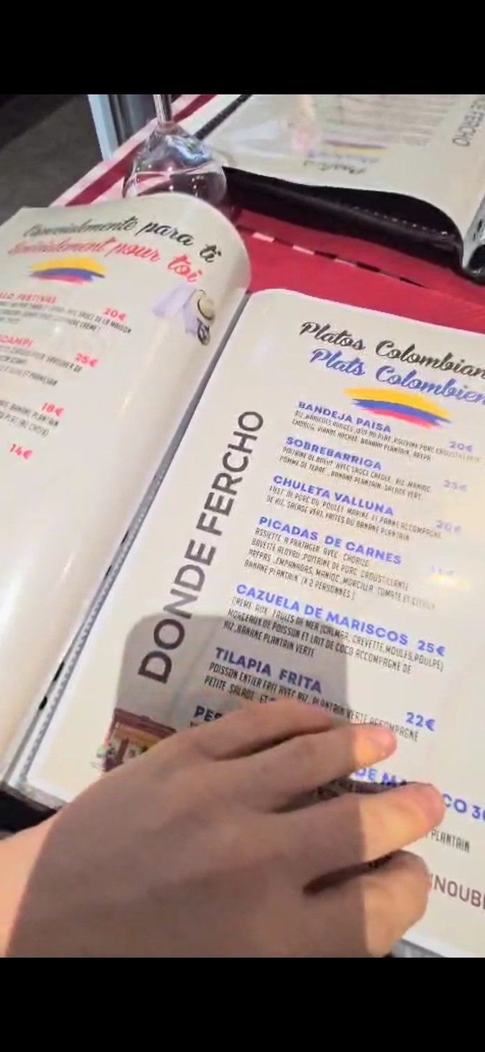 DONDE FERCHO menu 2