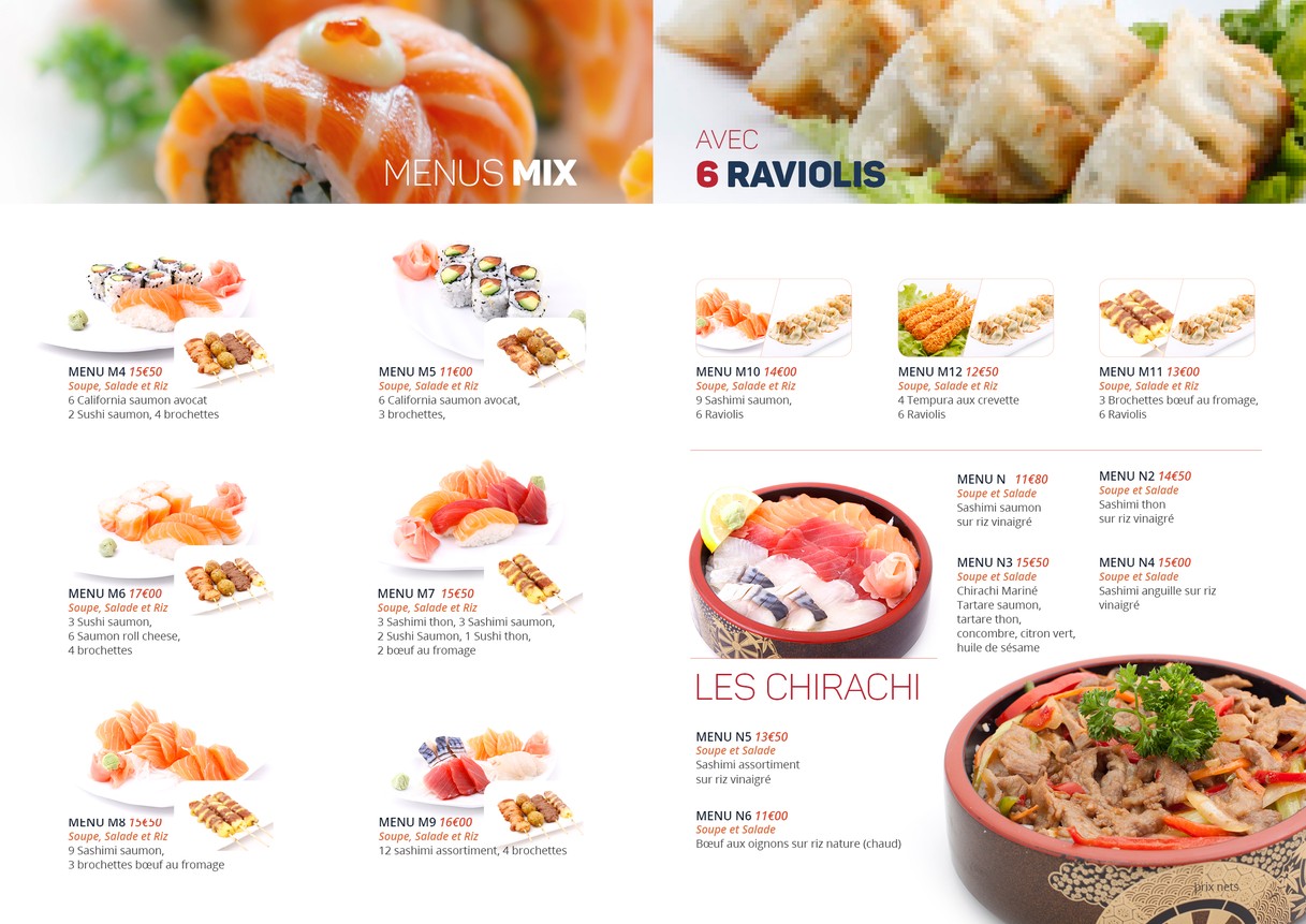 Sakura menu 2