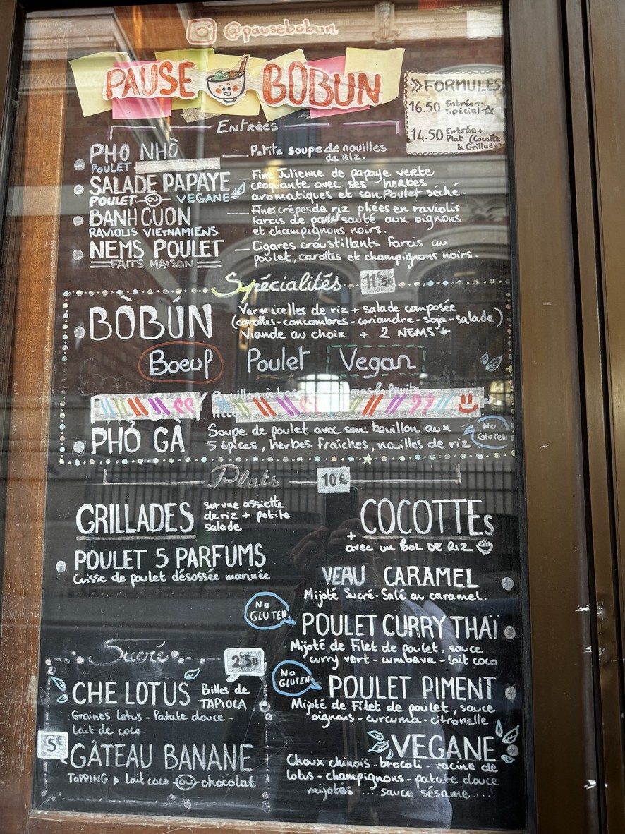 Bobun Break menu 1