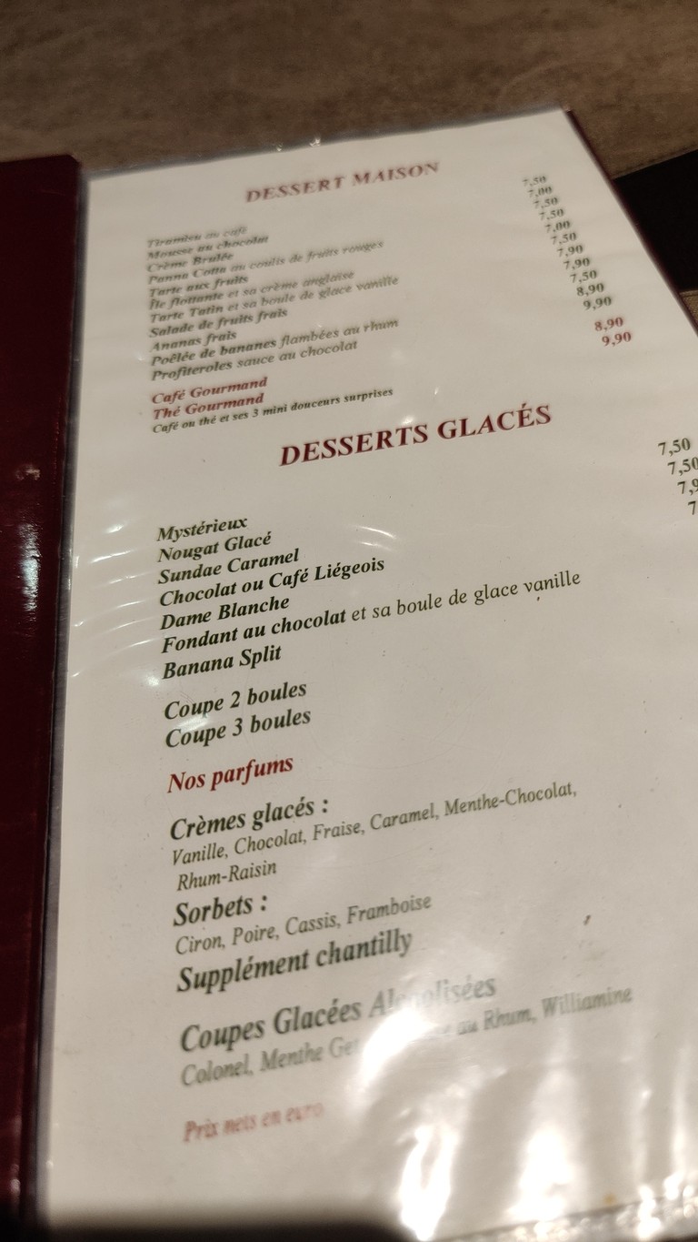 LE FILIPPO menu 3