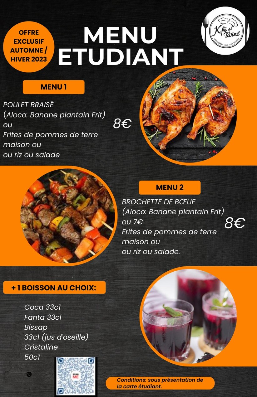 Restaurant Kfé Del Twins menu 1