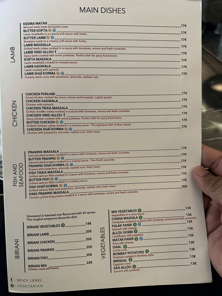 New Jawad Rapp menu 2