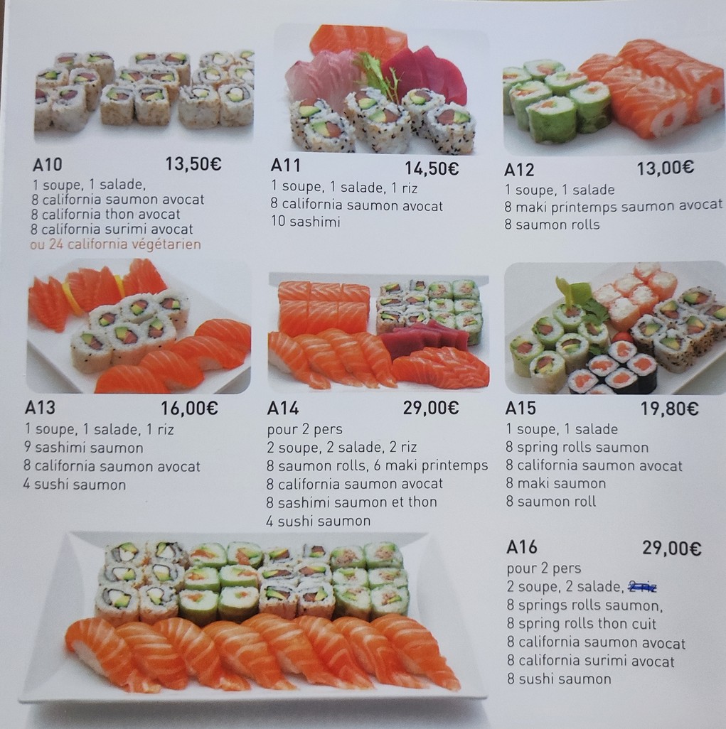 Chez Janny menu 3