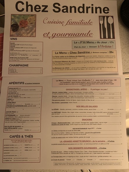 Chez Sandrine RESTAURANT - CAFÉ - BRUNCH