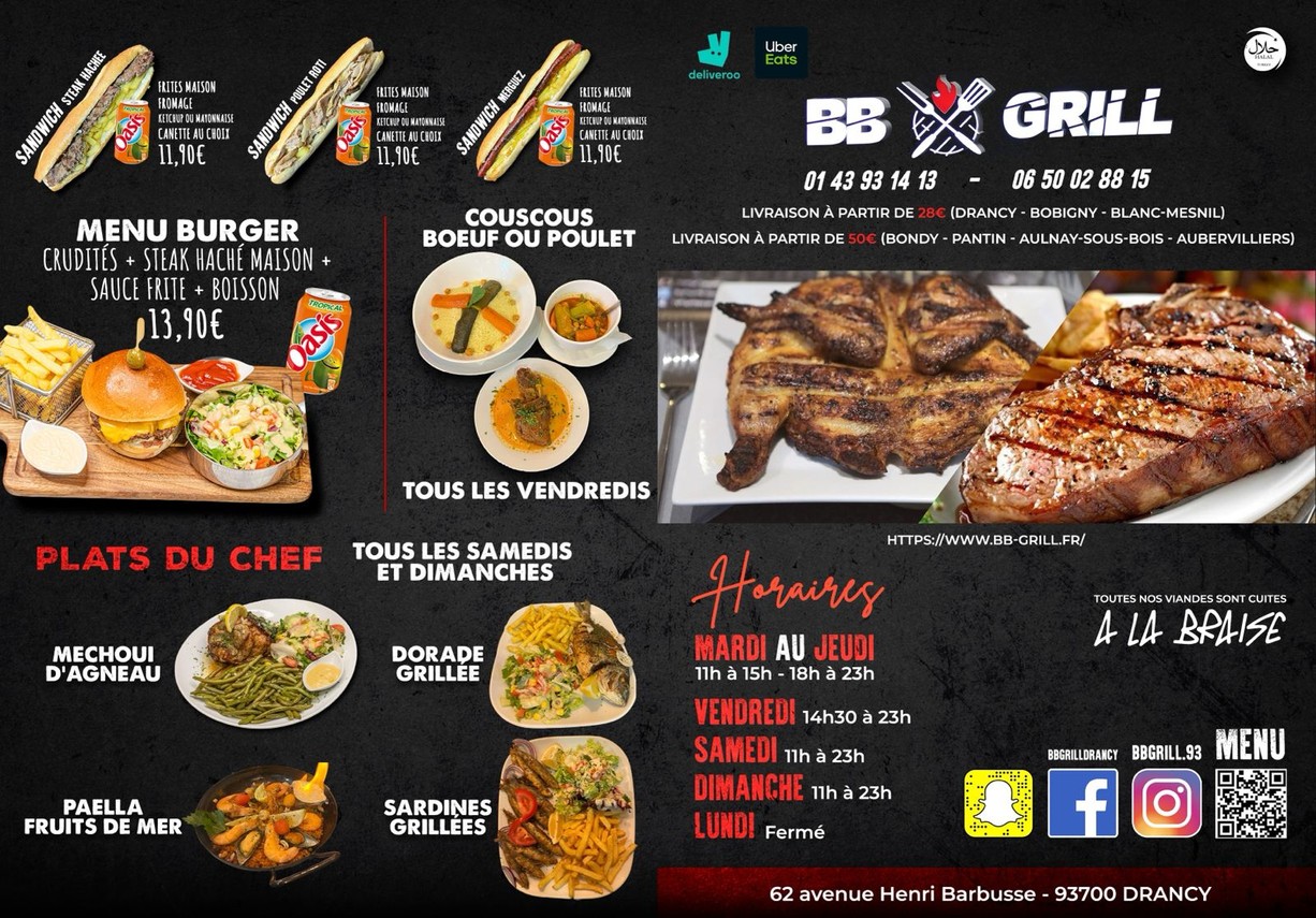 BB grill menu 1