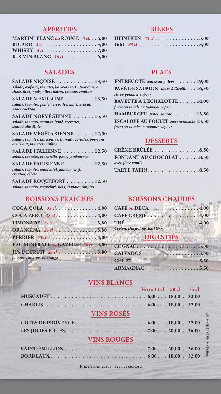MINI MARKET menu 1