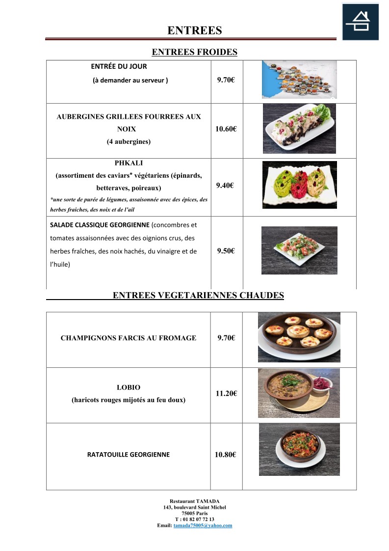 Tamada menu 1