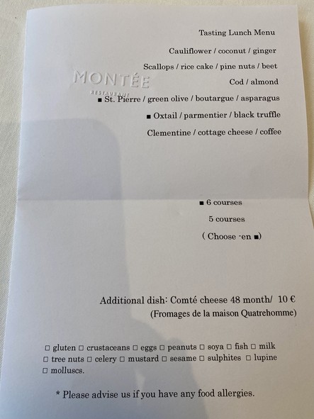 Restaurant MONTÉE